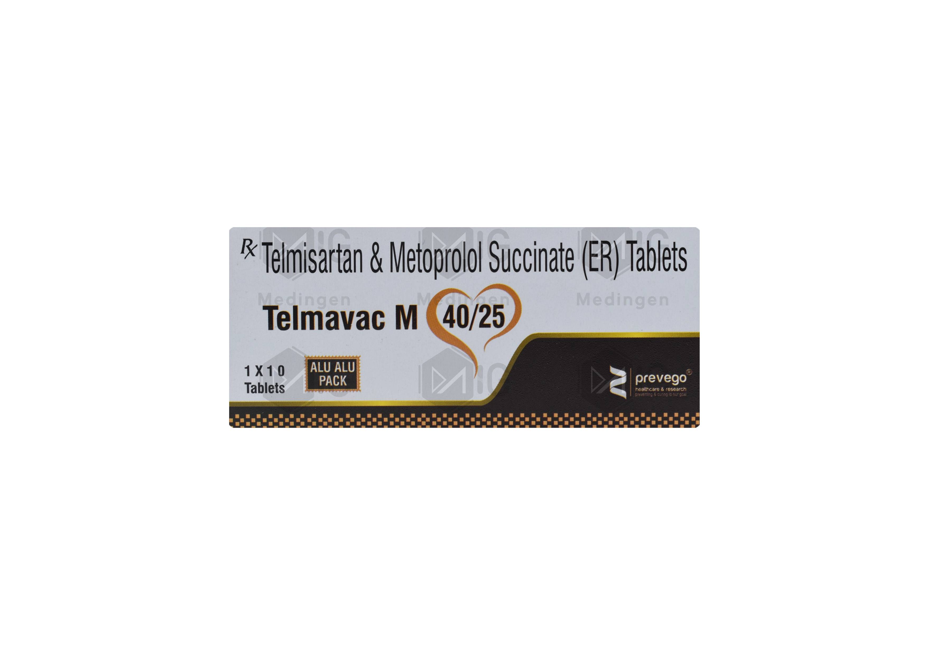 TELMAVAC M 40/25MG
